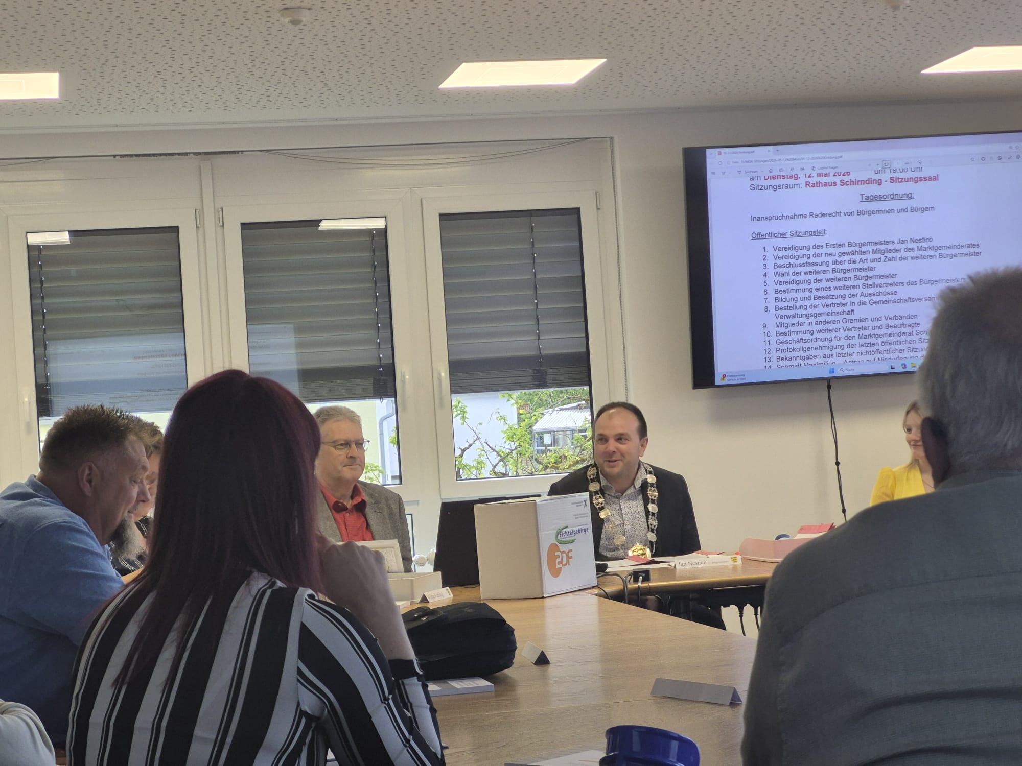 Update aus dem Rathaus: Konstituierende Gemeinderatssitzung